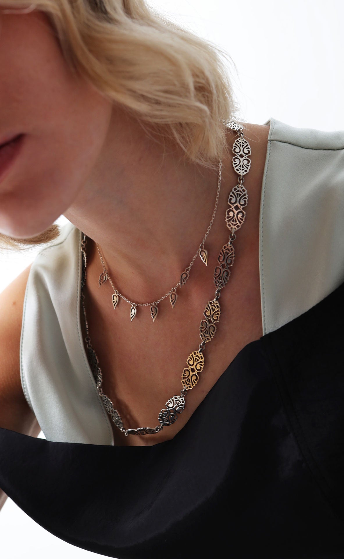 Aphrodite Necklace in Sterling Silver