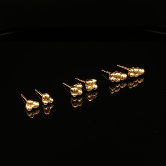 Bubble Studs in Rose Gold