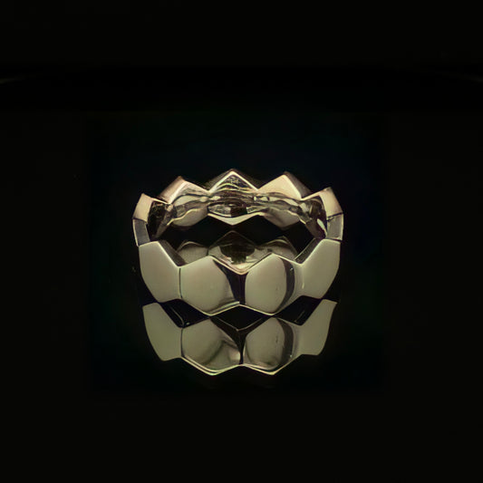 Gold & Platinum Hex Bands