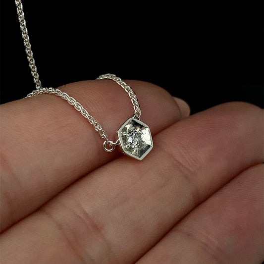 Salt & Pepper HEX Necklace