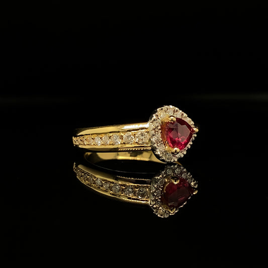 Pigeon Blood Ruby Ring