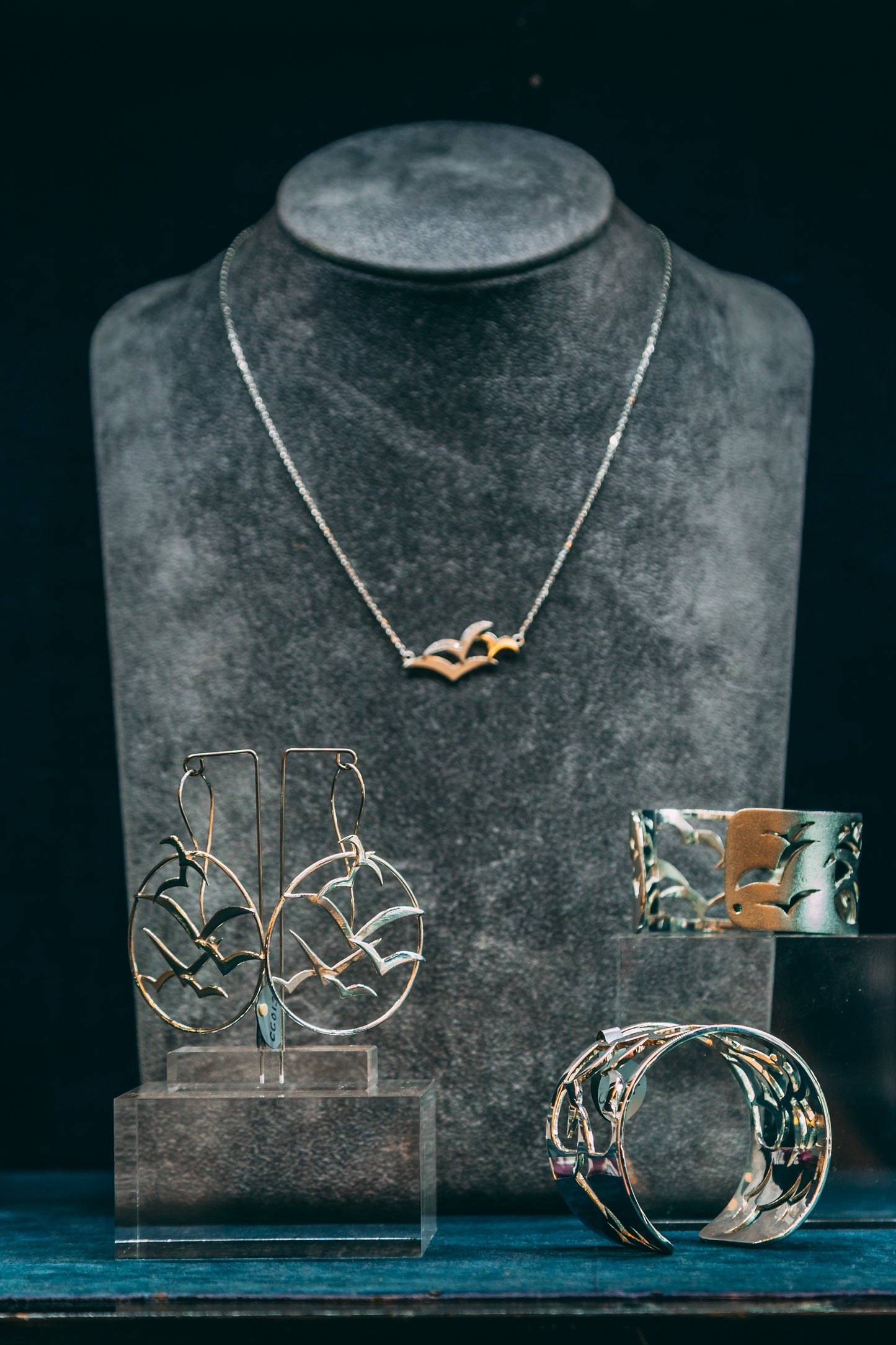 Seabird Circle Earrings