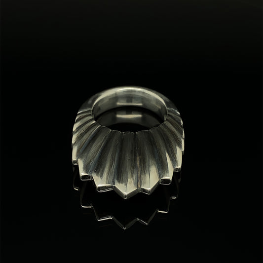 Sculptural Fan Ring