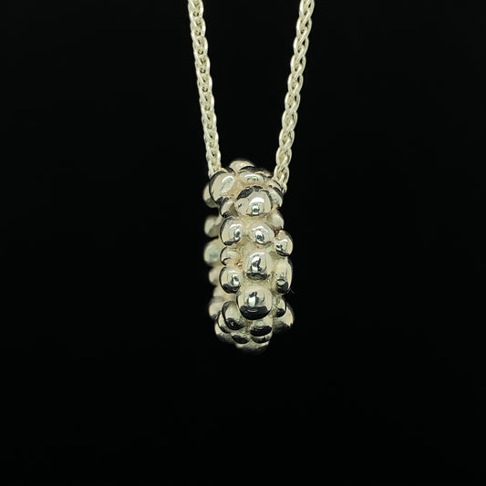 Bubble Link in Sterling Silver