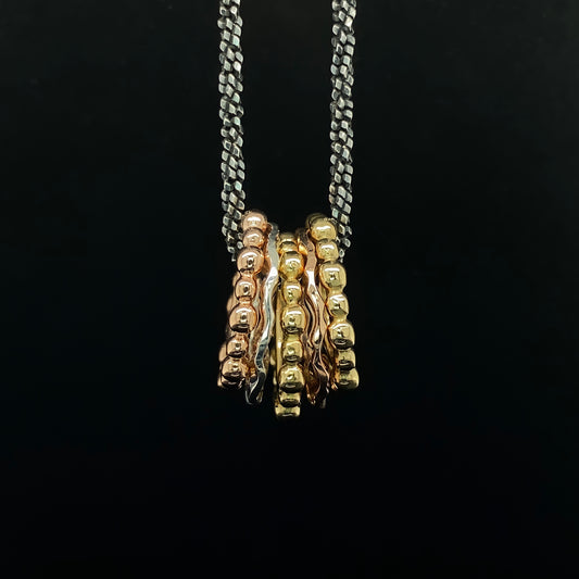 Gold Shore-line Stacking Link