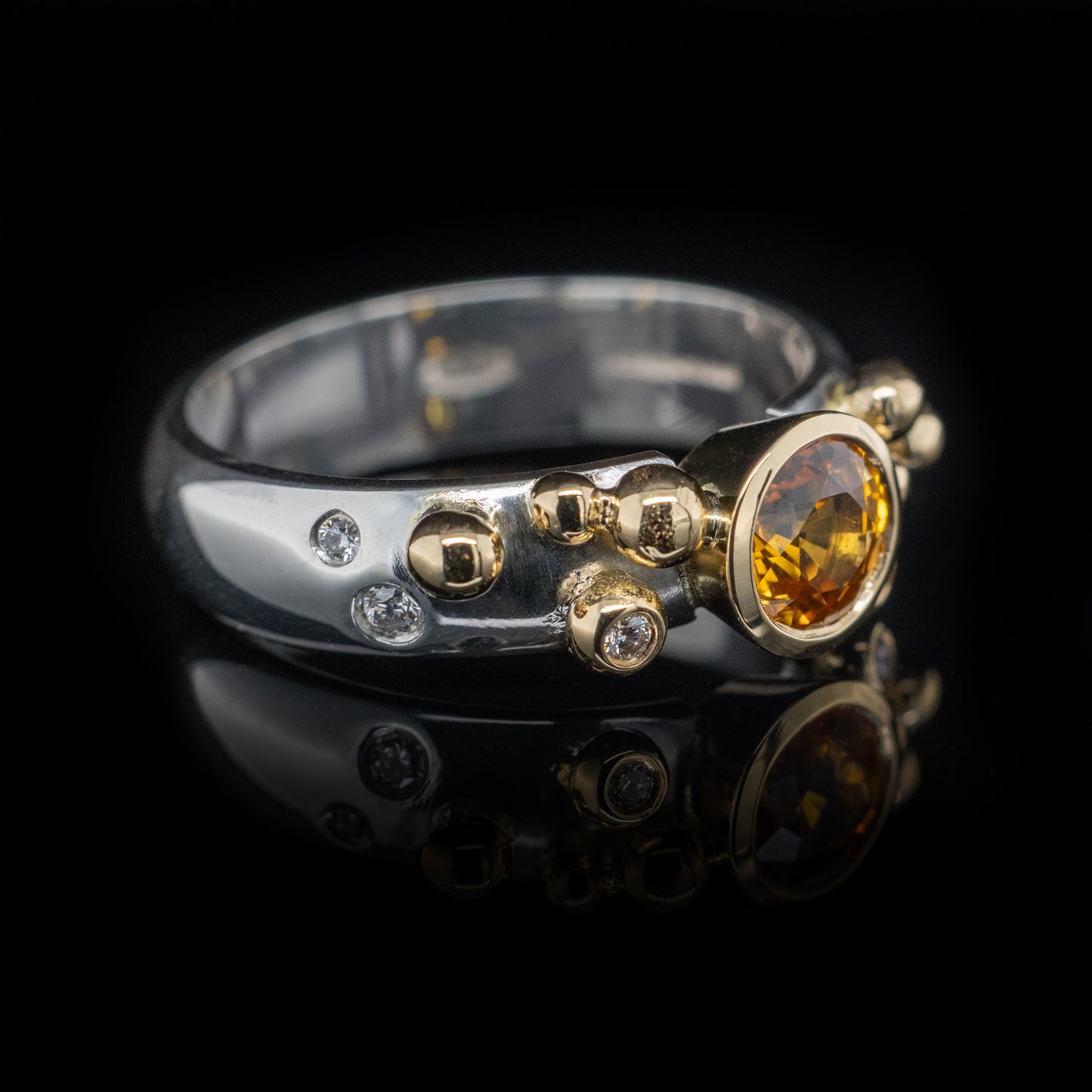 Golden Citrine Ring