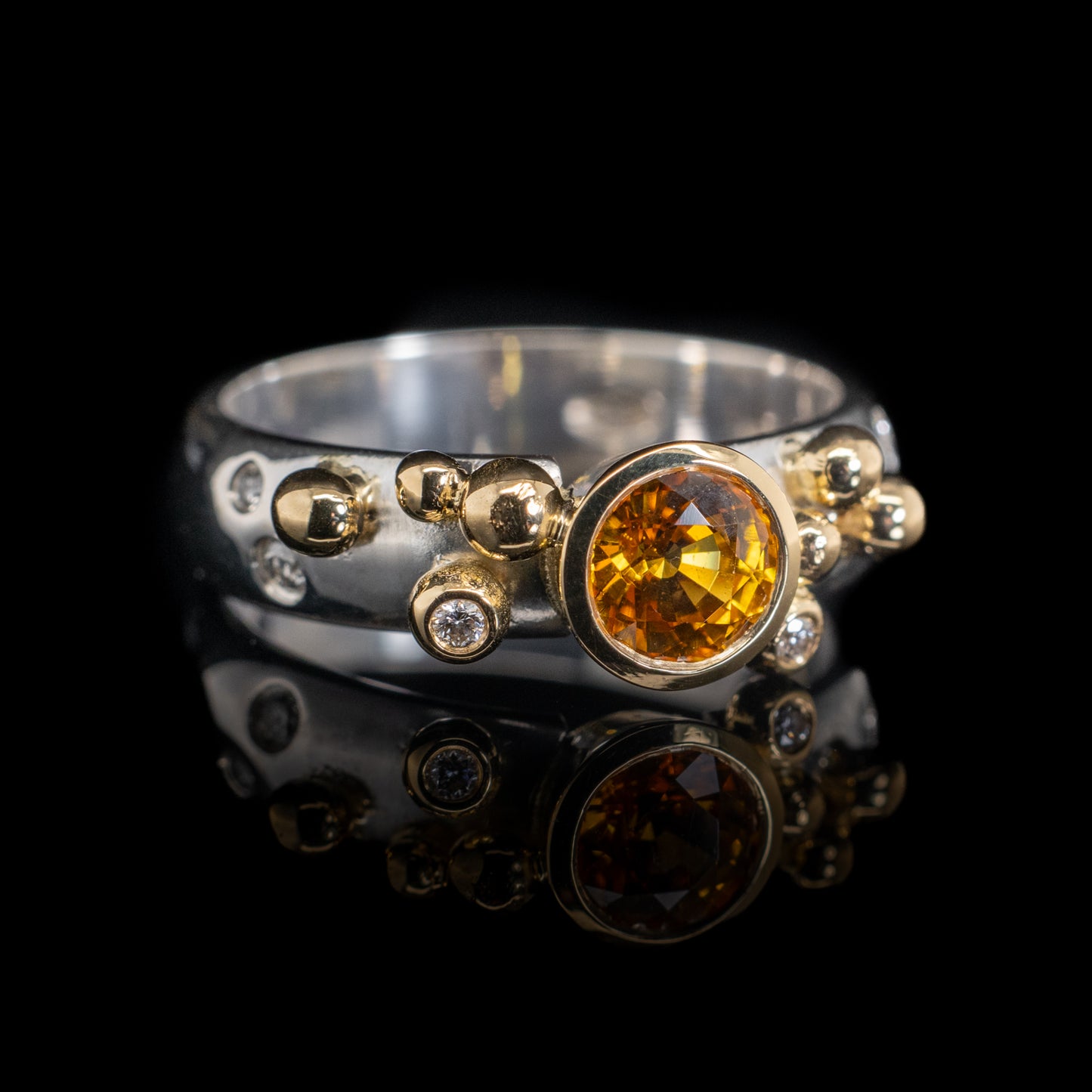 Golden Citrine Ring