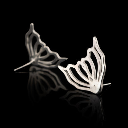 Sterling Silver Mermaid Tail Studs