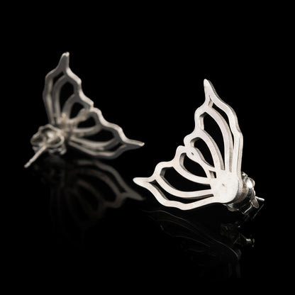 Sterling Silver Mermaid Tail Studs