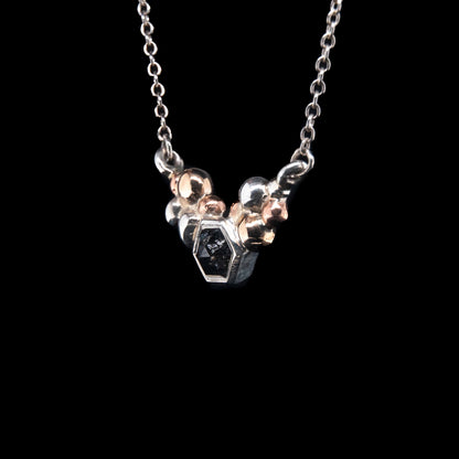 Amora Style Pendant with Hexagon Diamond