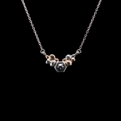Amora Style Pendant with Hexagon Diamond