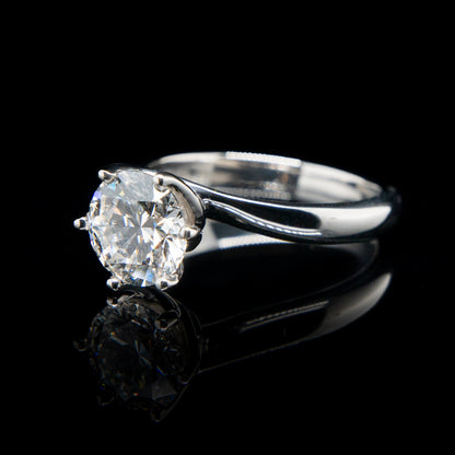 Lab Grown Diamond Ring in Platinum