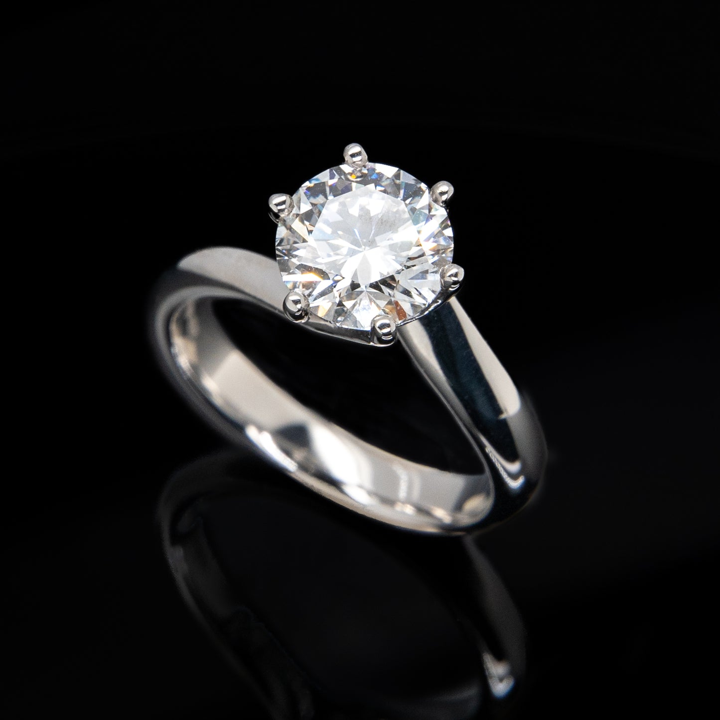 Lab Grown Diamond Ring in Platinum