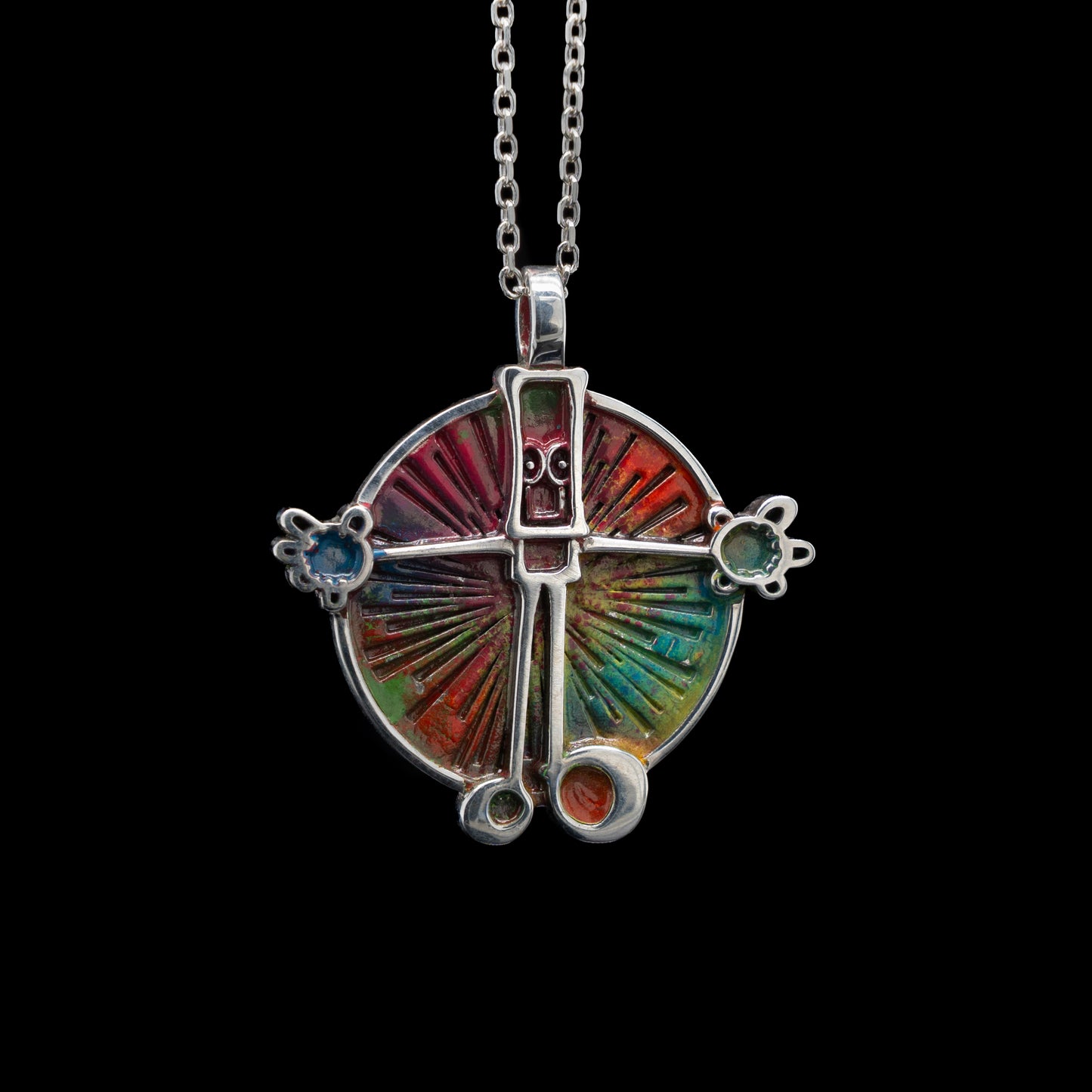 Everyman Spray Painted Starburst Pendant