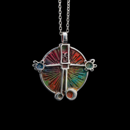 Everyman Spray Painted Starburst Pendant