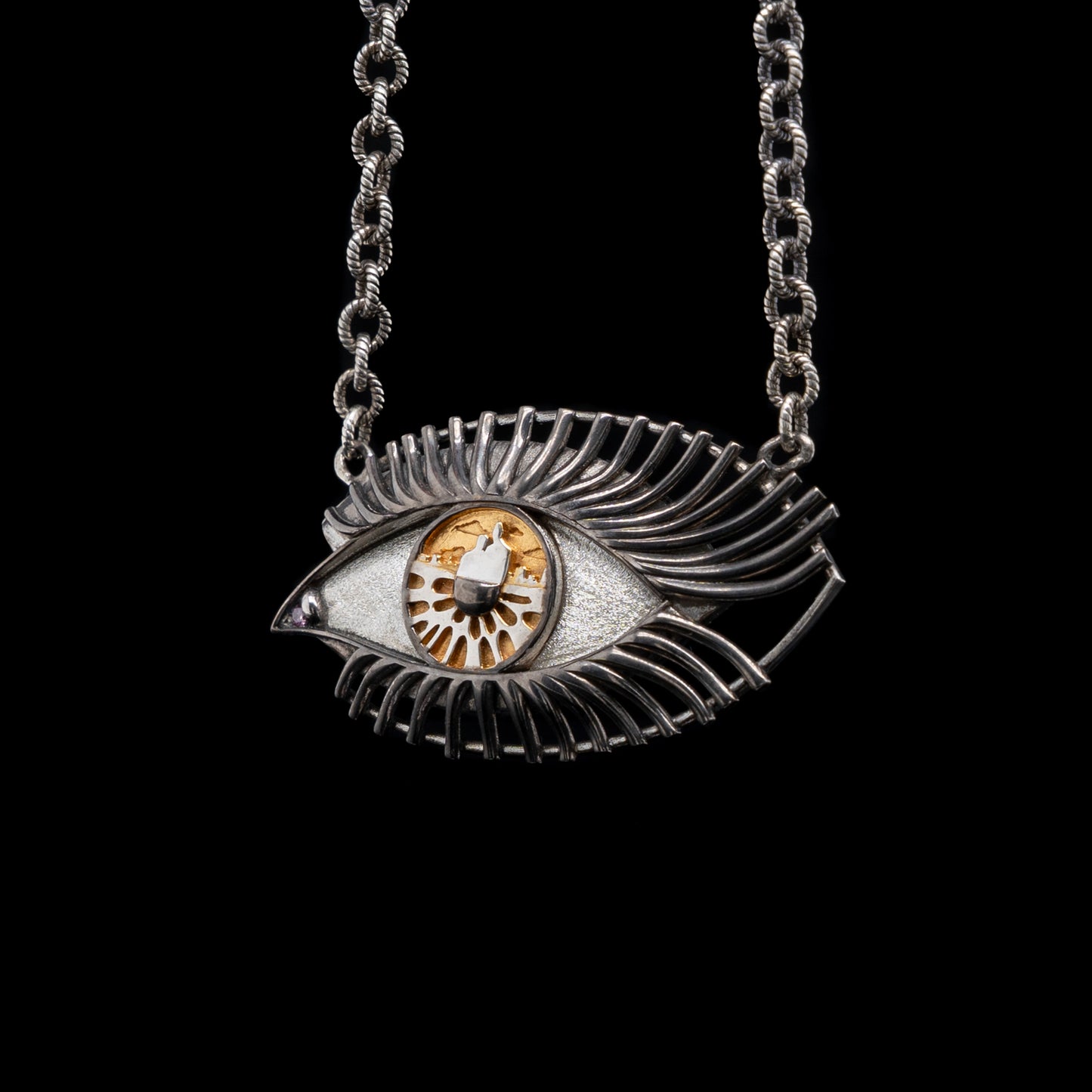 When I First Saw You Pink Diamond Necklace