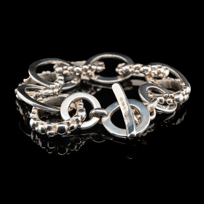 Bubble link bracelet
