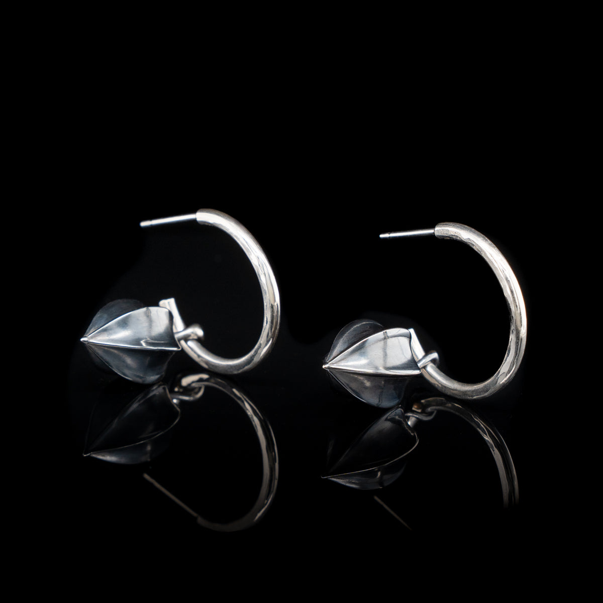 Mini Solid Hanging Lantern Earrings