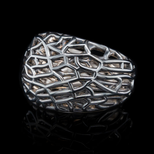 Domed Open Skeleton Ring