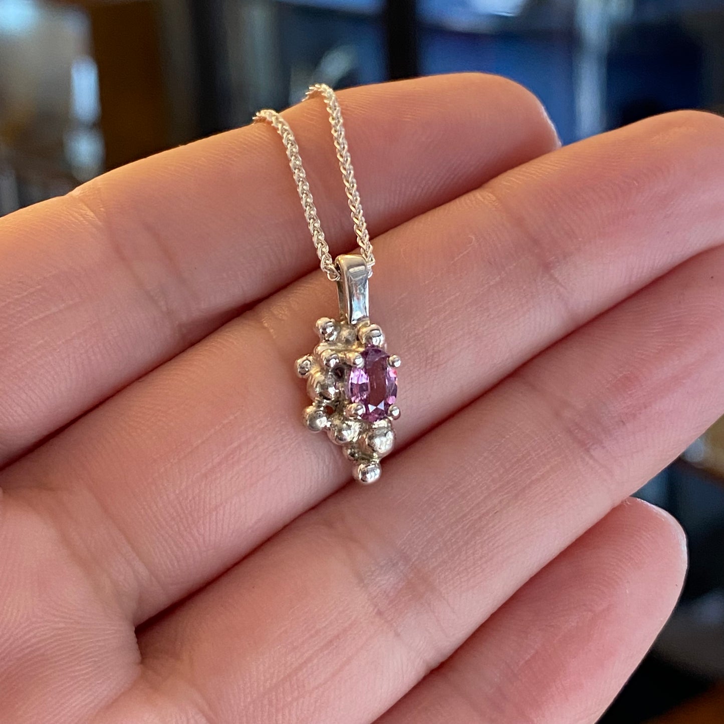 Pink Sapphire Pendant