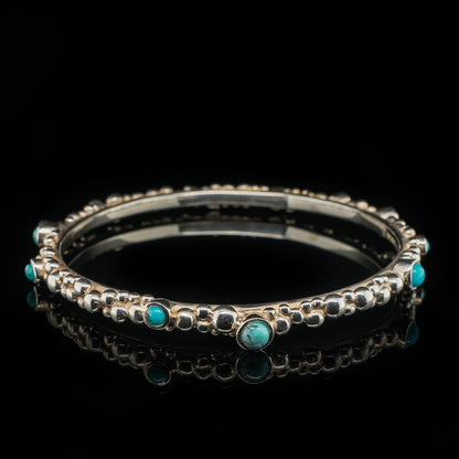 Natural Turquoise Seaspray Bangle