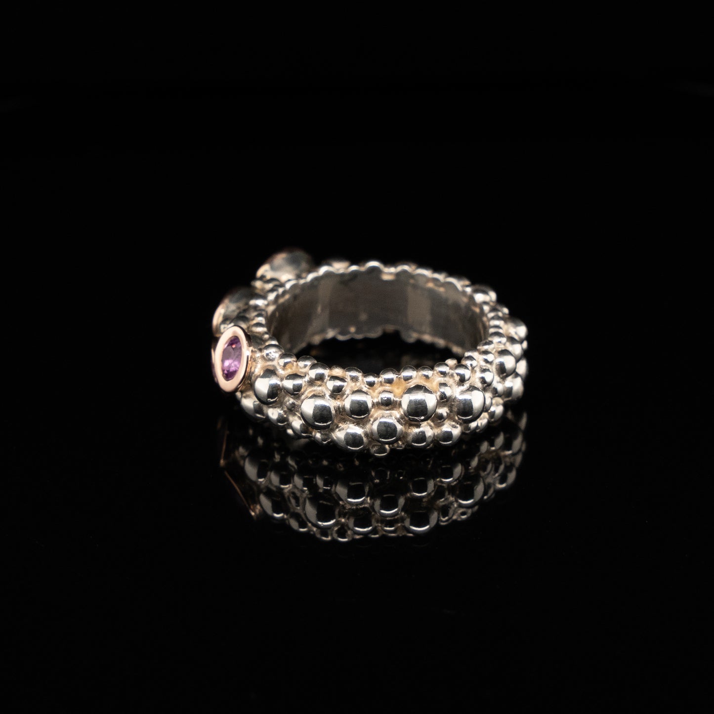 Pastel Sapphire Bubble Ring