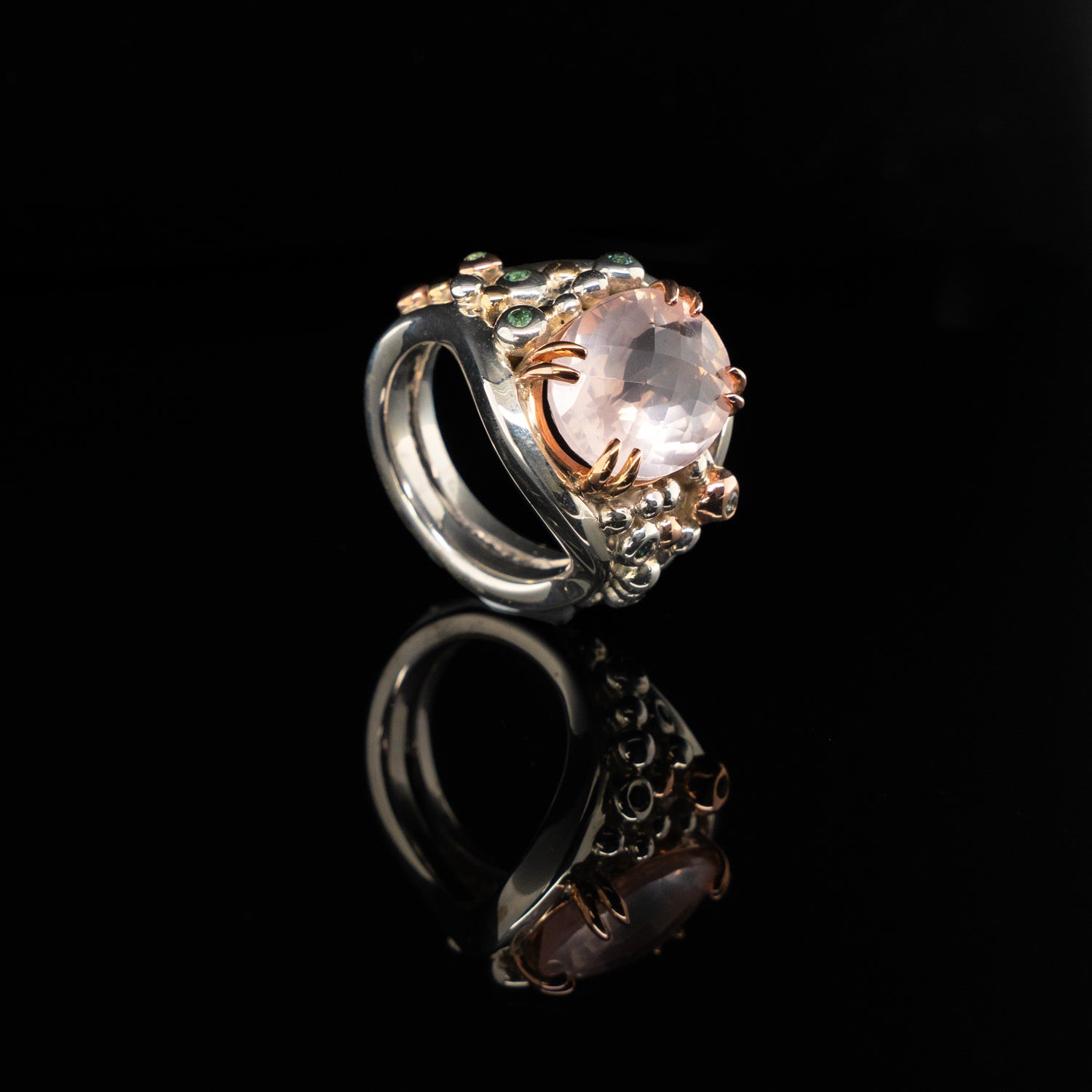 Rose Reflection Cocktail Ring