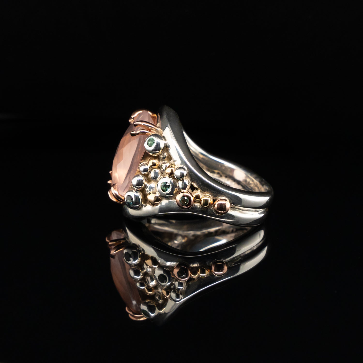 Rose Reflection Cocktail Ring