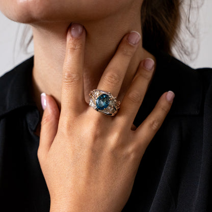 Seahorse Cocktail Ring