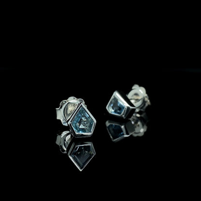 Aquamarine Studs