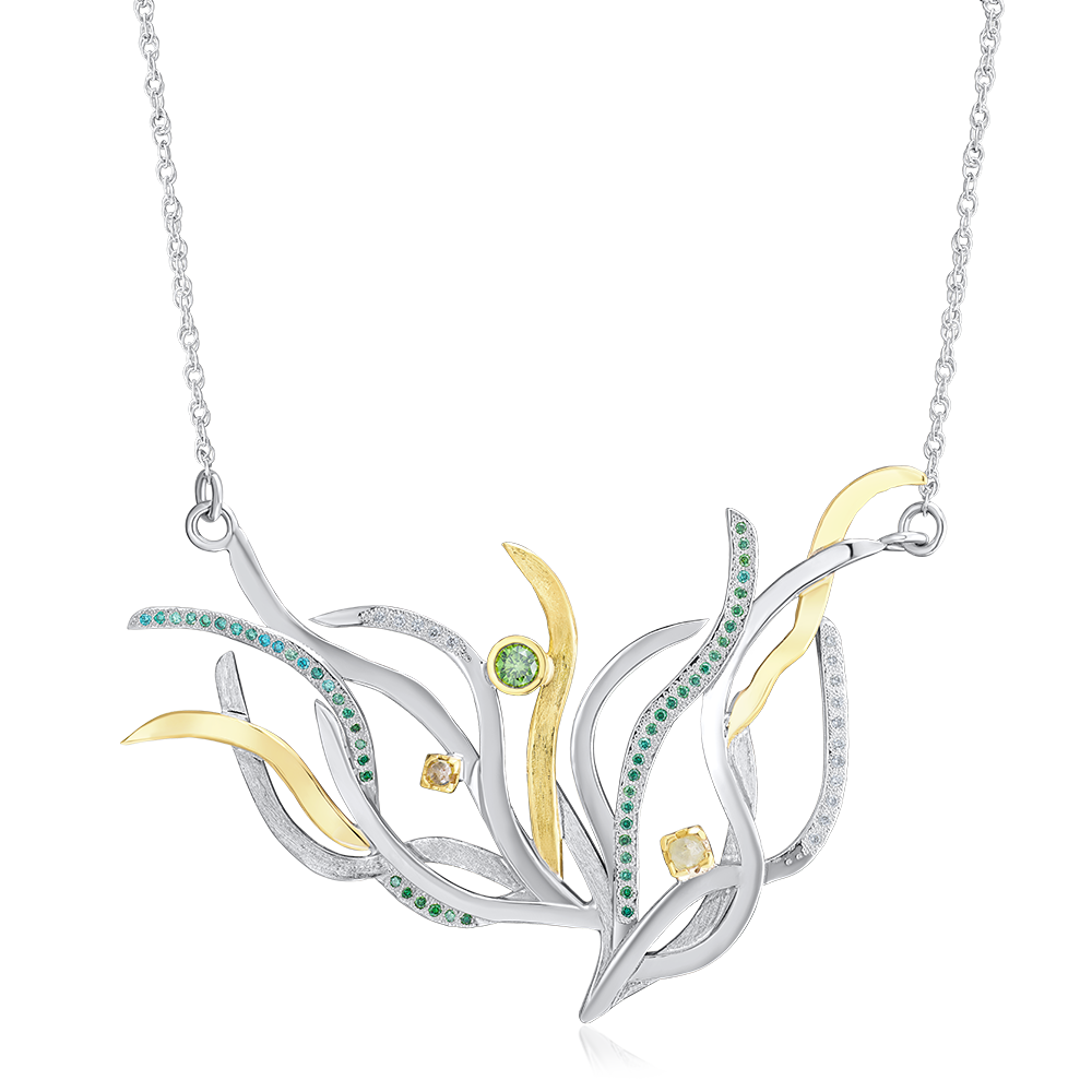 Seagrass Diamond Necklace