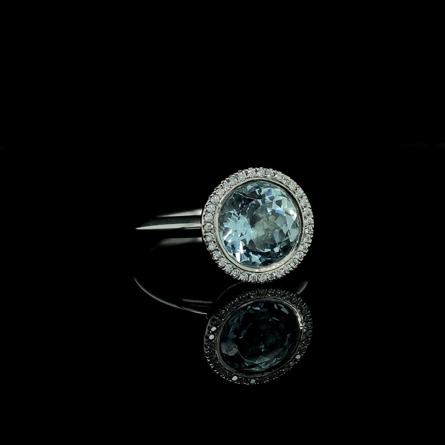 Aquamarine Jupiter Ring