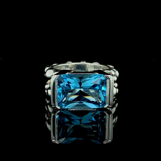 Topaz Cosmopolitan Cocktail Ring