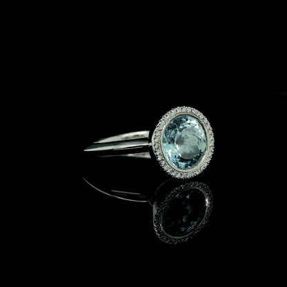 Aquamarine Jupiter Ring