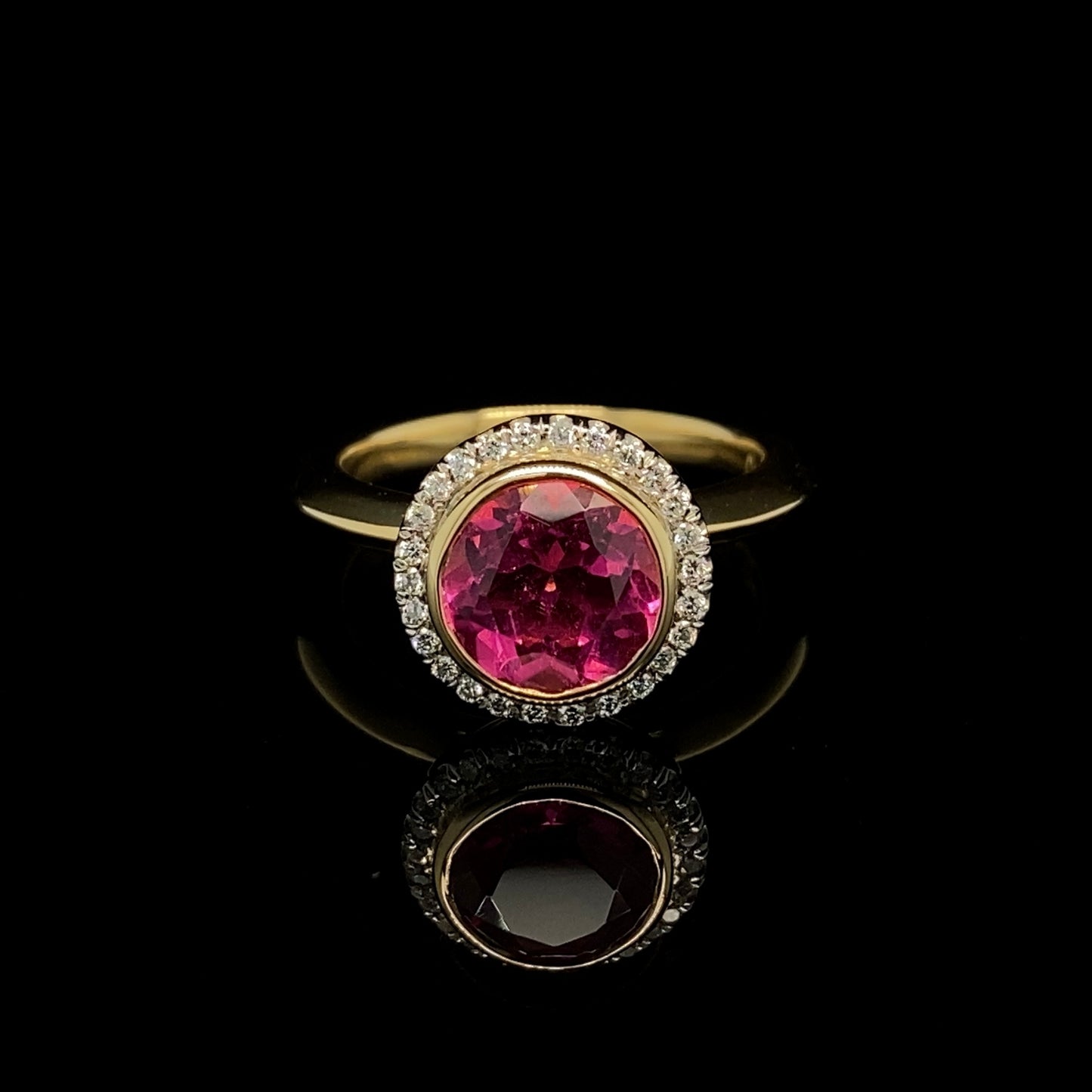 Rubellite Jupiter Ring