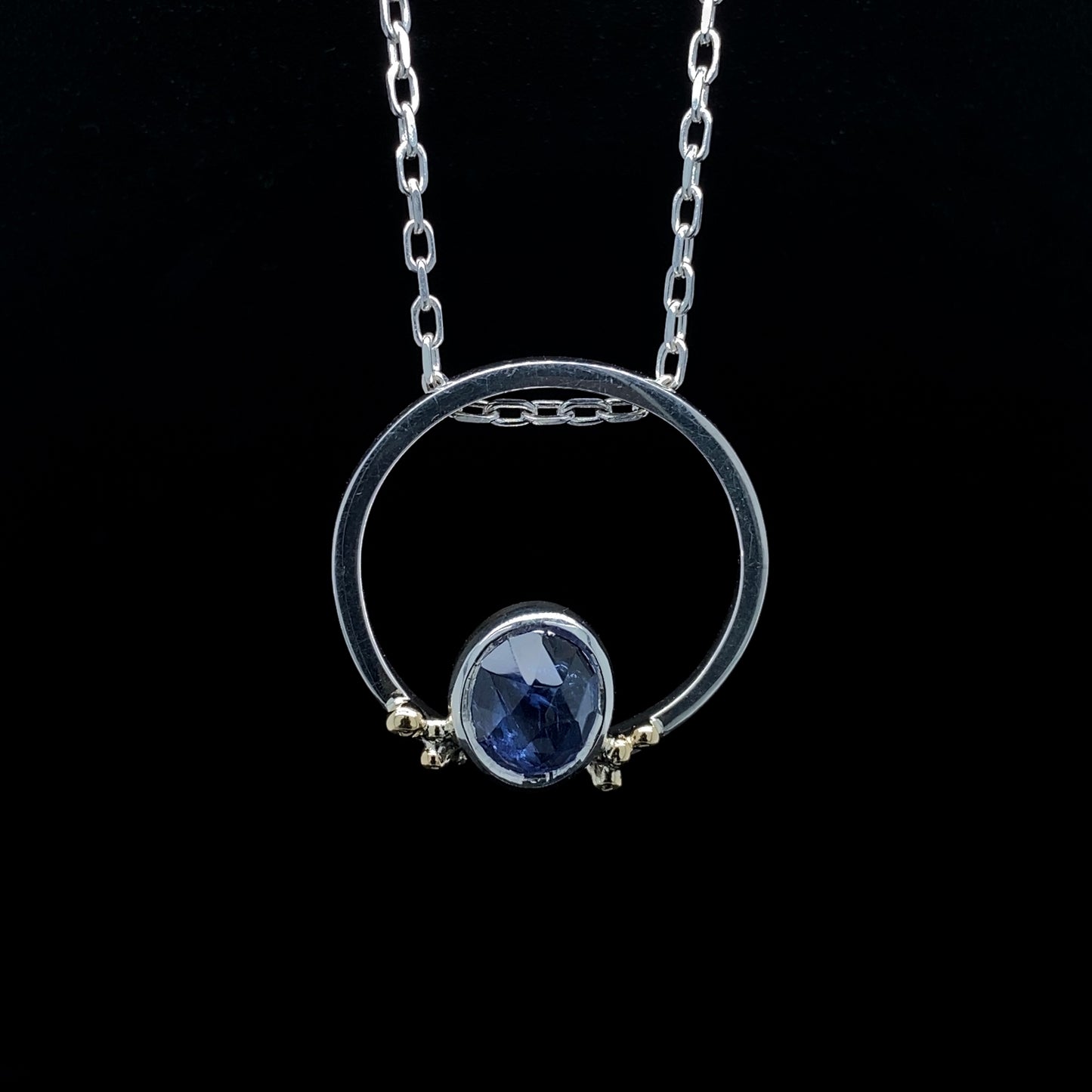 Tanzanite Circle Pendant
