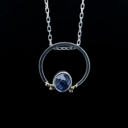 Tanzanite Circle Pendant