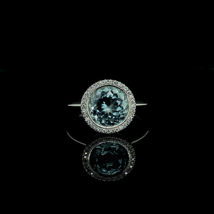 Aquamarine Jupiter Ring