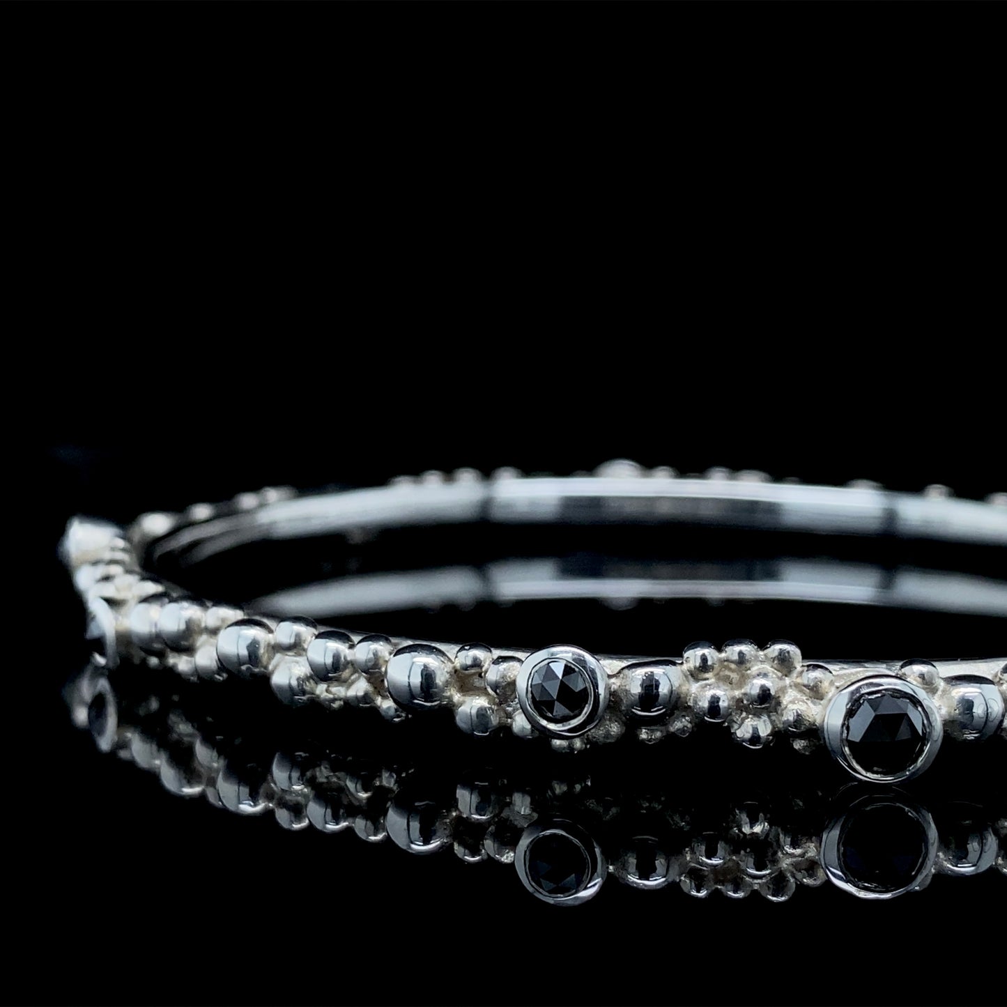 Black Diamond Sea Spray Bangle