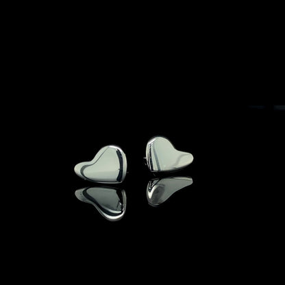 Small Heart Stud Earrings