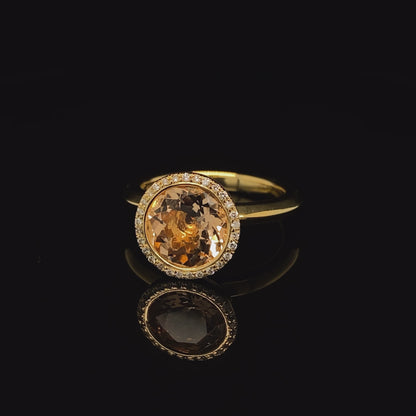 Morganite Jupiter Ring