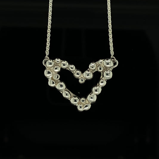 Bubble Heart Necklace