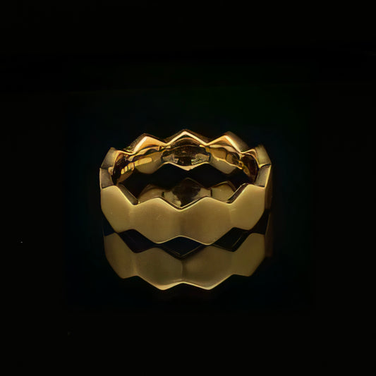 Gold & Platinum Hex Bands