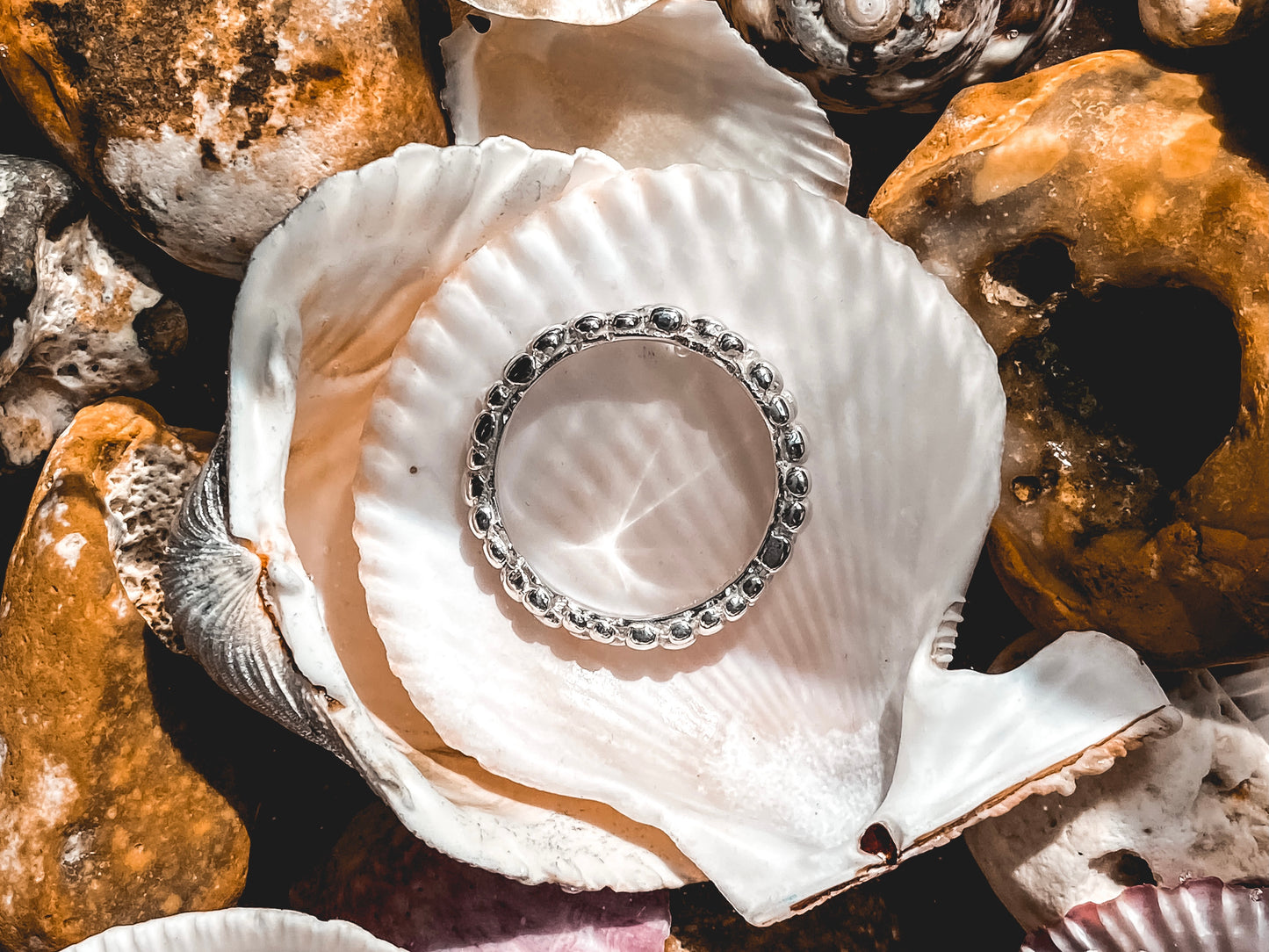 Mini Bubble Band in Sterling Silver