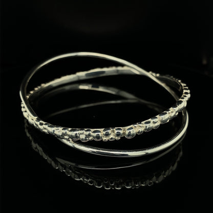 Crossover Bubble Bangle