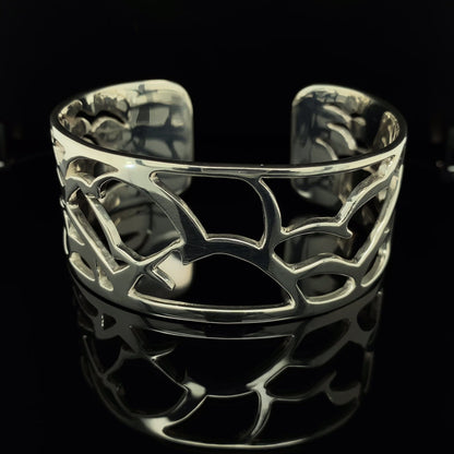 Silhouette Seabird Cuff Bangle