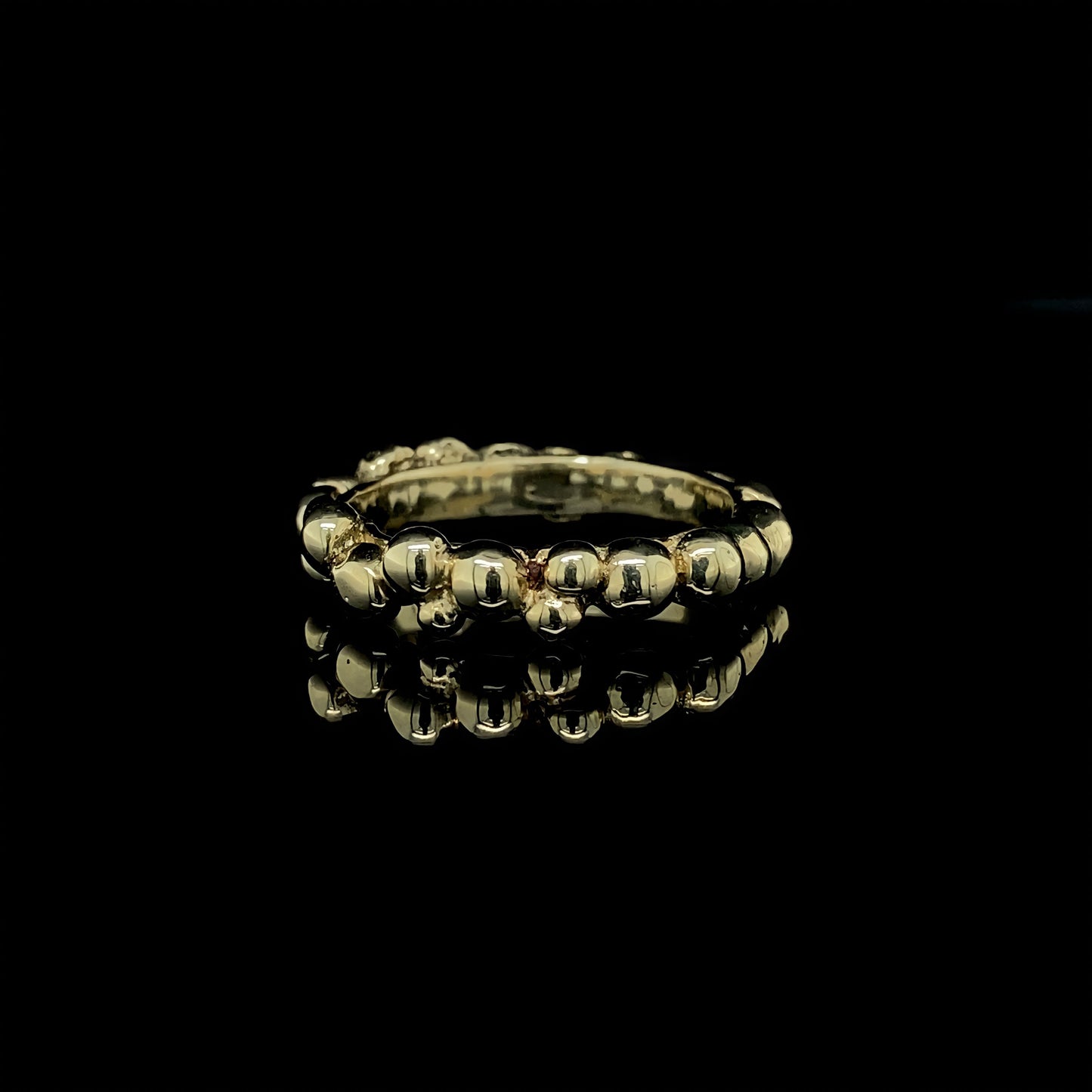 Gold Pebble Band