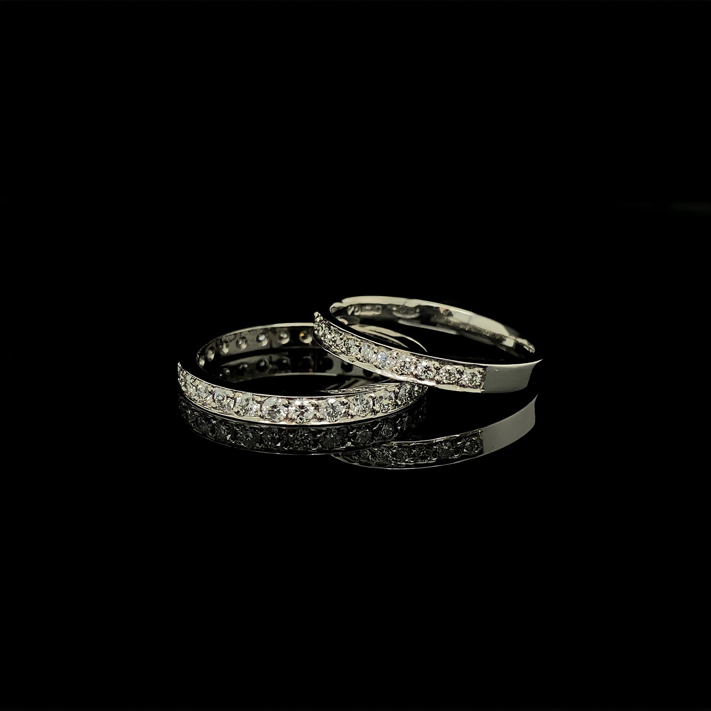 Half Diamond Eternity Band