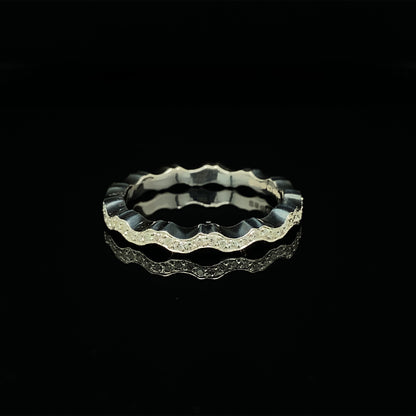 Diamond Surf Wave Ring