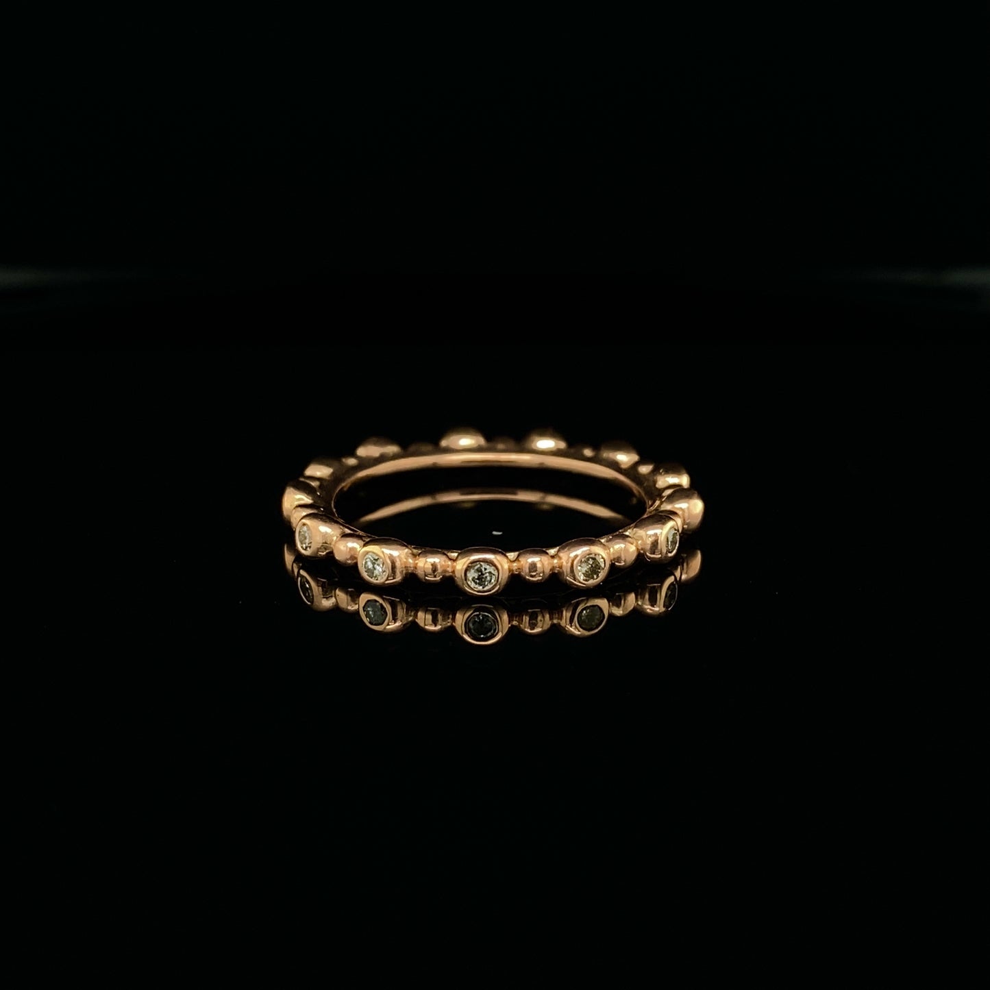 Shore-line Diamond Ring